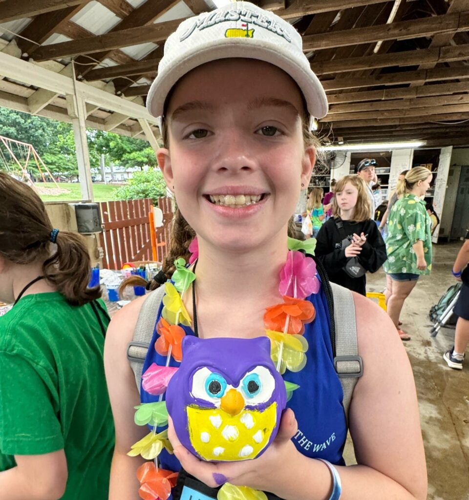 4-H'er at Junior 4-H Camp